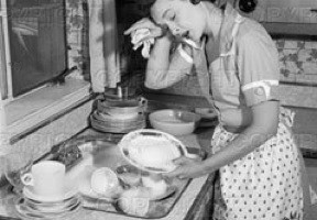 1950s-tired-exhausted-woman